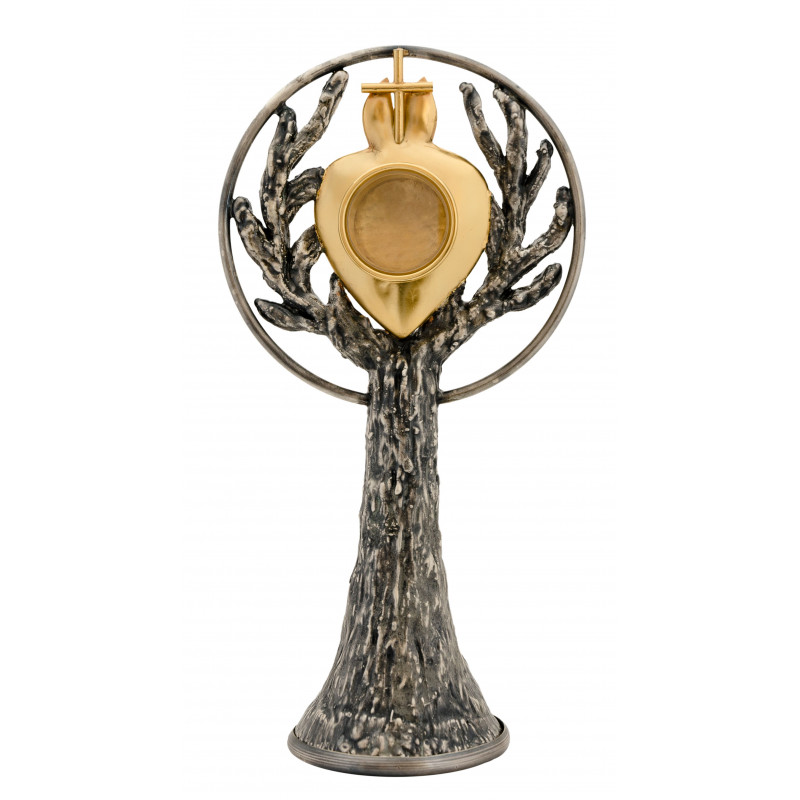 Copper reliquary in the form of a tree - 30 cm - Best Catholic Shop