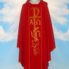 Chasuble of Alpha and Omega with computer-embroidered belt (630) - Image 3