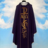 Chasuble of Alpha and Omega with computer-embroidered belt (630) - Image 4