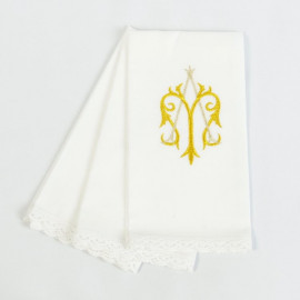 Purificator embroidered Marian motif (3 pcs.)