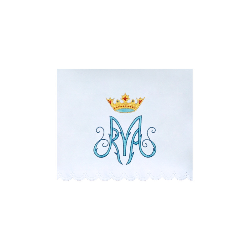 Altar Tablecloth Marian symbol embroidery (20) - Best Catholic Shop