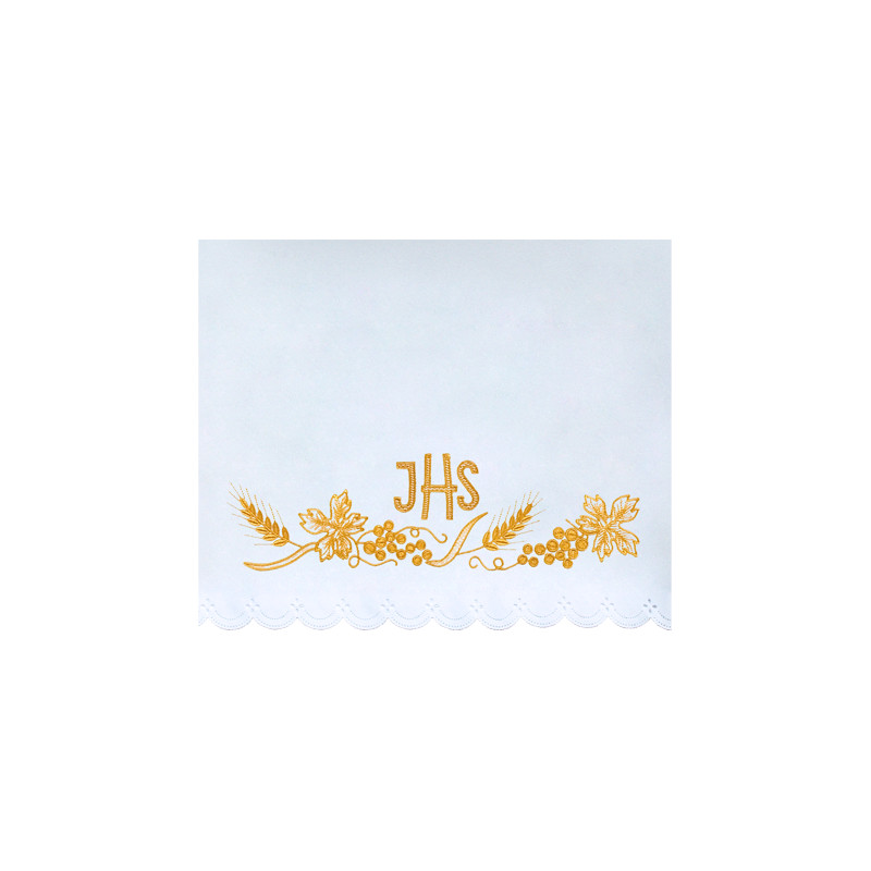 Altar Tablecloth IHS - golden embroidery (33) - Best Catholic Shop