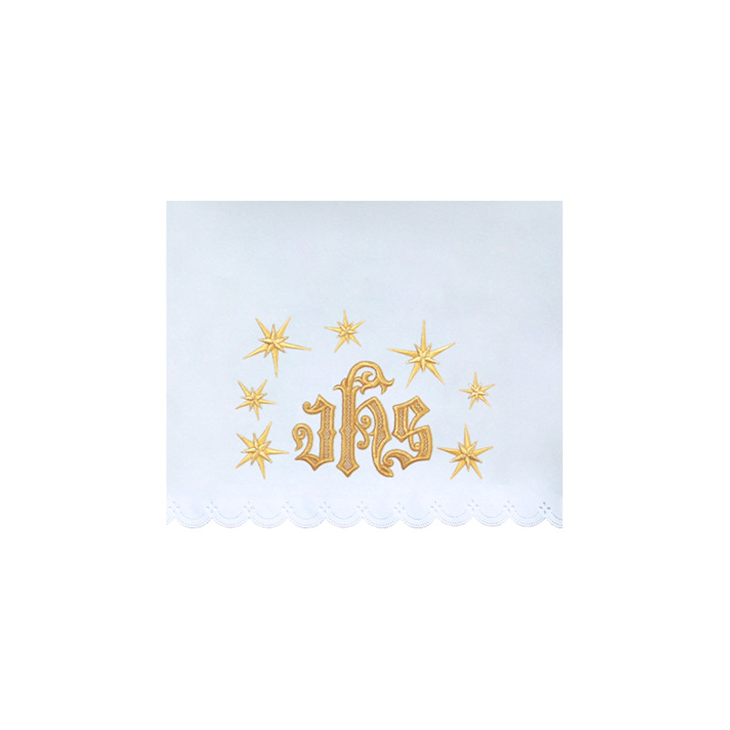 Altar Tablecloth IHS - golden embroidery (38) - Best Catholic Shop