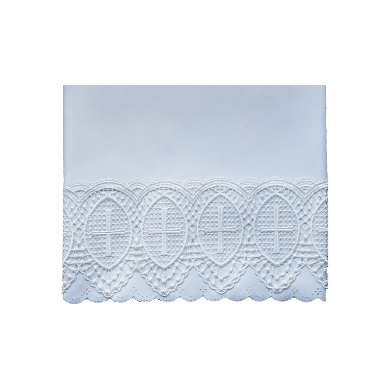 Altar Tablecloth decorative guipure cross (44) - Best Catholic Shop