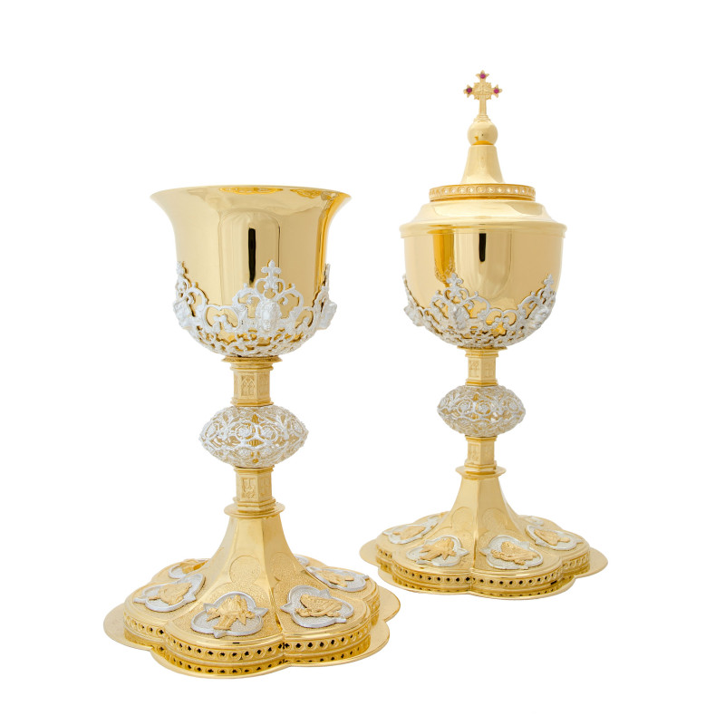 Liturgical ciborium 33 cm (8) - Best Catholic Shop