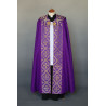 Violet embroidered damask cope (60) - Image 1
