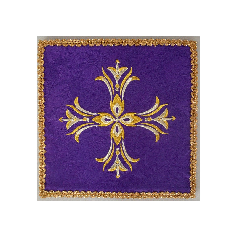 Chalice pall cross violet (4) - Best Catholic Shop