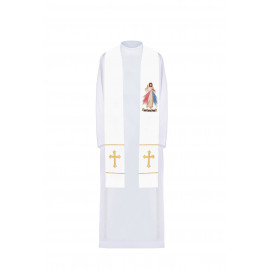 Embroidered stole - Merciful Jesus (71)