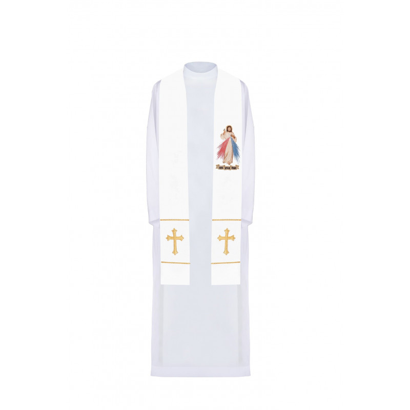 Embroidered stole - Merciful Jesus (71) - Best Catholic Shop
