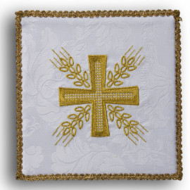 Chalice pall cross white (8)