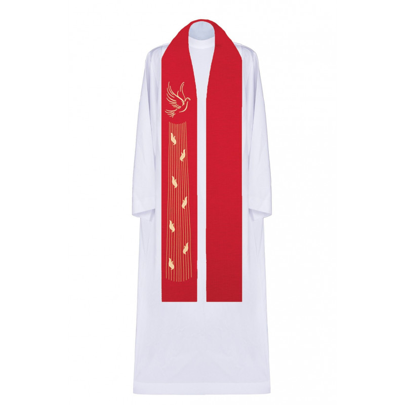 Embroidered stole Holy Spirit (3) - Best Catholic Shop