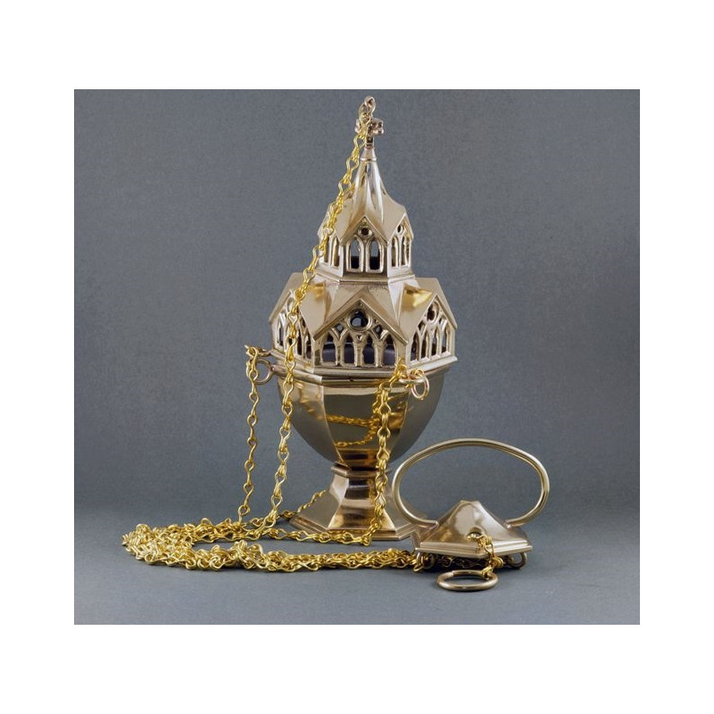 Brass thurible - 28 cm - Best Catholic Shop