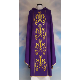 Embroidered Advent Chasuble (2)