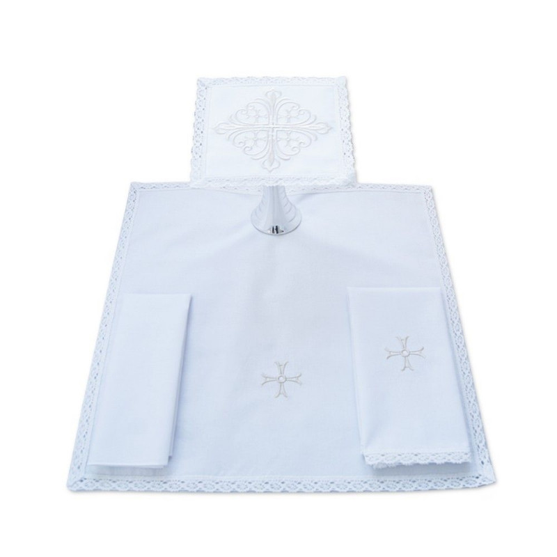 Embroidery chalice linen with cross (12) - Best Catholic Shop