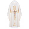 Embroidered chasuble Jesus on the cross - ecru (190) - Image 1