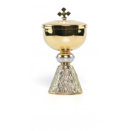 Mini ciborium with decorative base 11,5 cm (010)