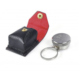 Metal oil container, finger safe, nickel plated (12)