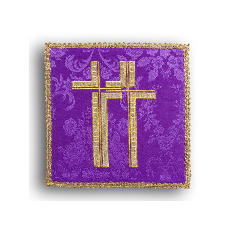 Chalice pall cross violet (23) - Best Catholic Shop