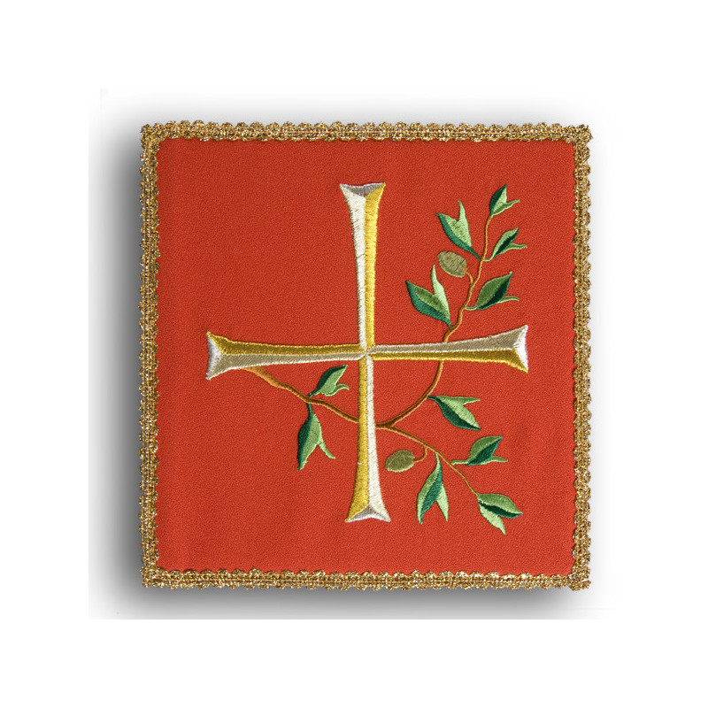 Chalice pall cross red (26) - Best Catholic Shop