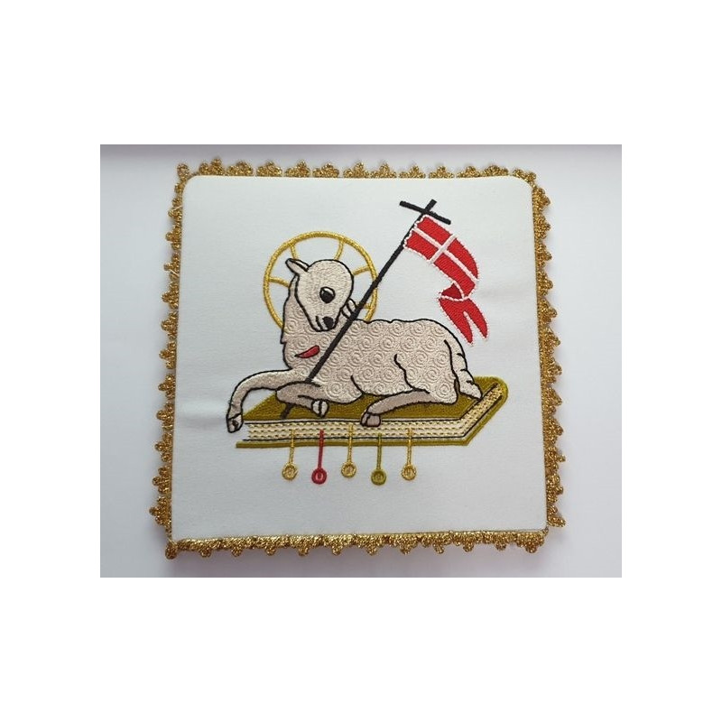 White pall Lamb of Prey (1) - Best Catholic Shop