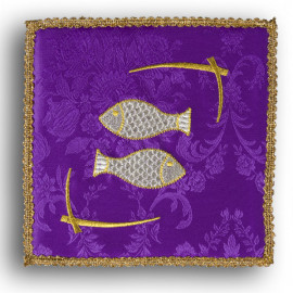 Chalice pall violet "Fish" (30)