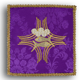 Chalice pall violet "Fish" (34)
