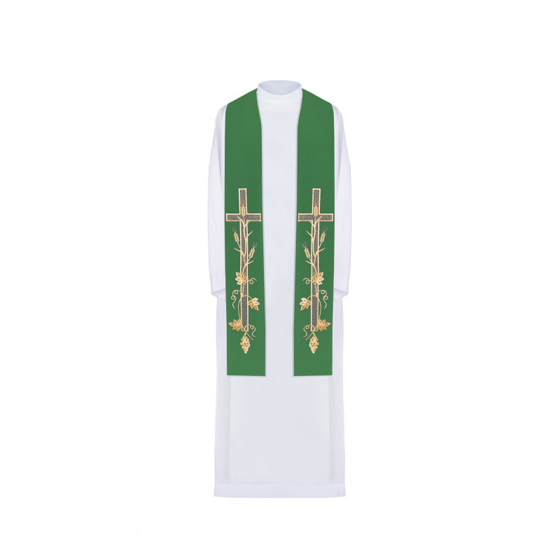 Embroidered stole - liturgical colors (72) - Best Catholic Shop