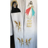 Embroidered stole of Merciful Jesus, Saint Faustina - Image 2