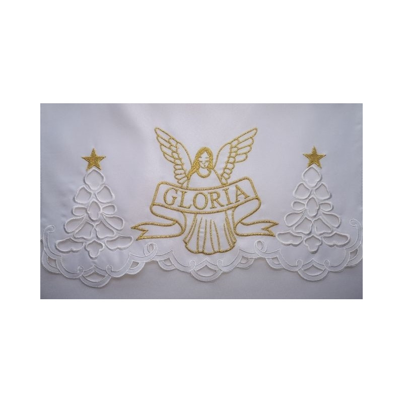 Christmas tablecloth Gloria+ Angel (4) - Best Catholic Shop