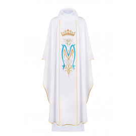 Embroidered Marian chasuble (19)