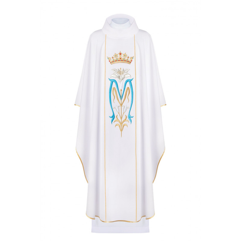 Embroidered Marian chasuble (19) - Best Catholic Shop