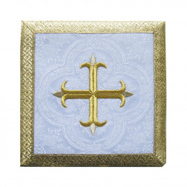 Pall white Cross + gold trim
