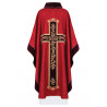 Embroidered chasuble Jesus on the cross - red (190) - Image 2