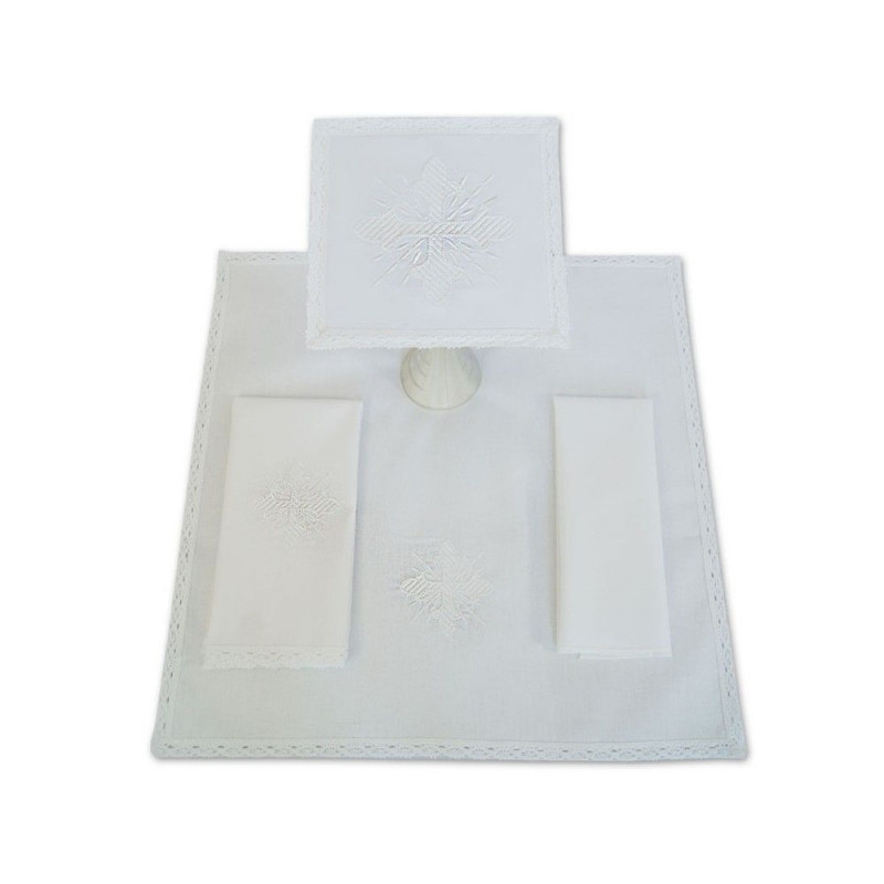 Chalice linen embroidery Cross (14) - Best Catholic Shop