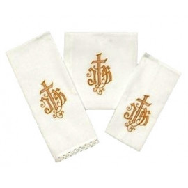 Chalice Linen Sets - gold IHS (25)