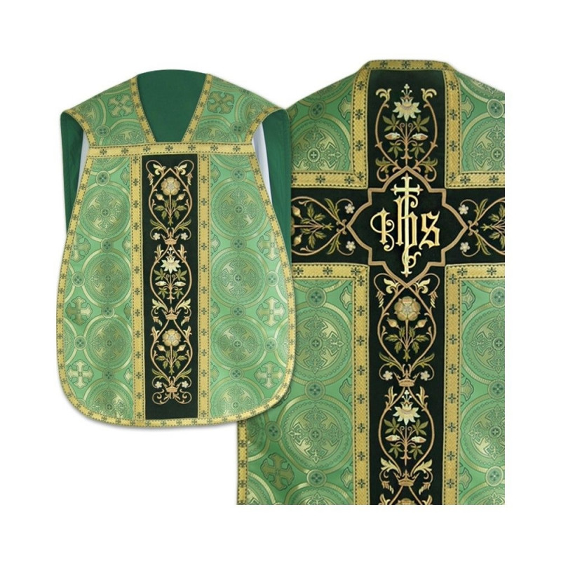 Roman Chasuble with Maniple, Burse and Chalice Veil (3) - Best Catholic Shop
