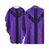 Semi gothic chasuble - purple jacquard (56) - Image 1