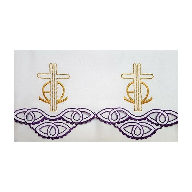 Embroidered altar cloth - Eucharistic design (194) - Best Catholic Shop