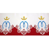 Embroidered altar cloth - Marian design (98) - Image 2