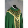 Semi-Gothic chasuble, green, plain weave (62) - Image 2