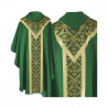 Semi-Gothic chasuble, green, plain weave (62) - Image 1