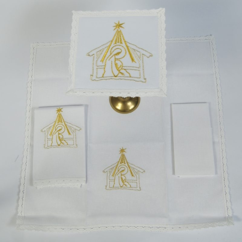 Chalice Linen Sets - Christmas Nativity (46) - Best Catholic Shop