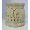 Home incense burner - soapstone - 9 cm (3.5 inches) - Image 1