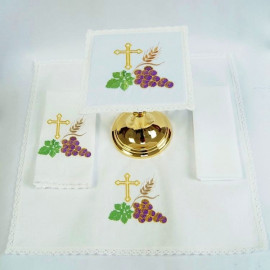 Chalice Linen Sets - "Cross and grapes" (47)