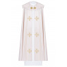 Liturgical cope embroidered Cross - ecru (41) - Image 1