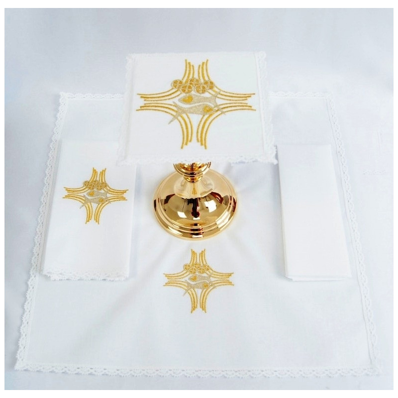 Chalice Linen Sets - "Fish" (49) - Best Catholic Shop
