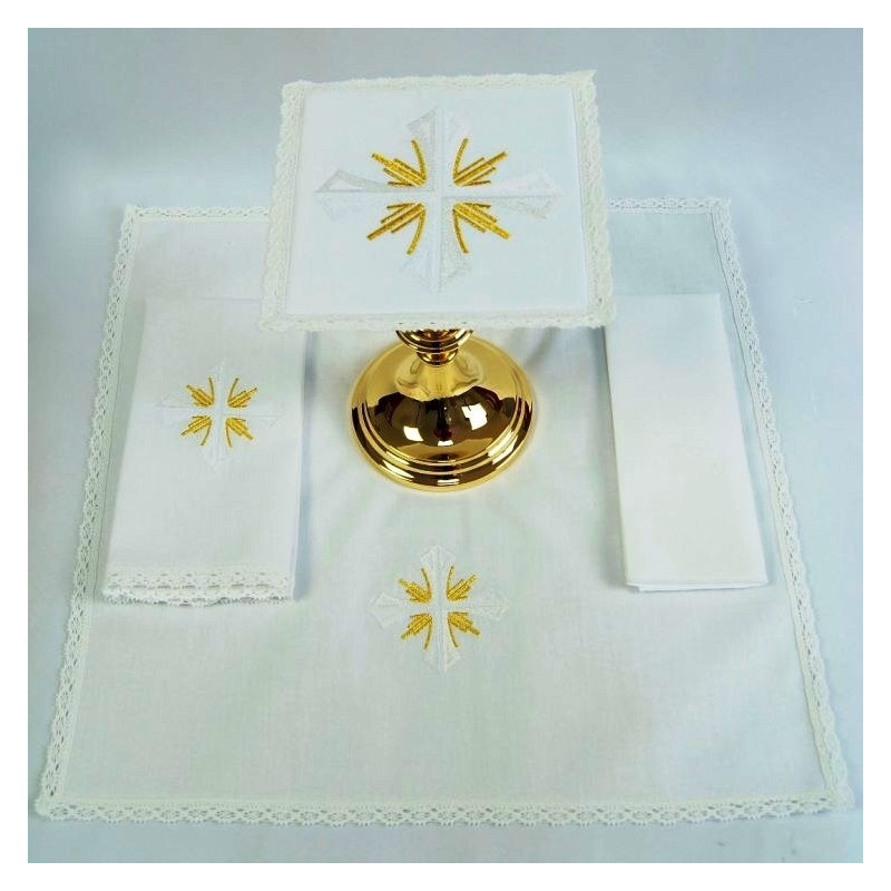 Chalice Linen Sets - cross (50) - Best Catholic Shop