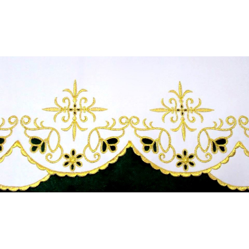 Embroidered altar cloth - Eucharistic design (93) - Best Catholic Shop