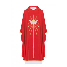 Holy Spirit embroidered chasuble (2)