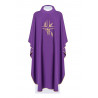 Embroidered chasuble Cross + ears - liturgical colors (42) - Image 2